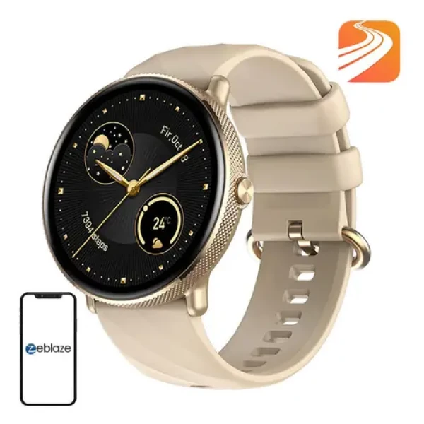 Zeblaze GTR 3 Pro zlatá / Chytré hodinky / 1.43" AMOLED / BT 5.2 / iOS, Android (GTR 3 Pro Gold)