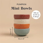 Mason Cash Kameninové misky Pumpkin 200 ml – set 4 ks, multi barva, keramika, 200 ml