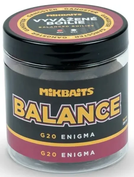Mikbaits Boilies Balance Gangster G20 Enigma 250ml 24mm (MC0146)
