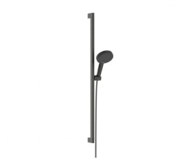 HANSGROHE - Raindance Alive Select S Set sprchové hlavice, tyče a hadice, 3 proudy, EcoSmart, kartáčovaný černý chrom 24601340