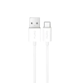 Puro TPE bílá / Datový kabel / USB-A - USB-C / 10 W / 2 m