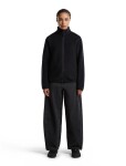 ICEBREAKER Wmns Merino 800 RF Class Pile LS Zip, Black velikost: S