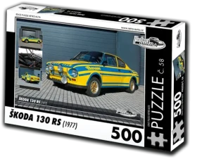 RETRO-AUTA Puzzle č. 58 Škoda 130 RS (1977)