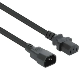 Manhattan C13 - C14 černá / Napájecí kabel / 1 m / 250 V / 10 A (352673)