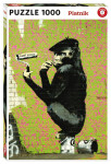 Puzzle Banksy: Roller Chimp 1000 dílků