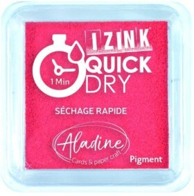 Razítkovací polštářek IZINK Quick Dry rychleschnoucí - červený