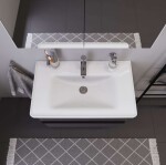 DURAVIT - D-Neo Umyvadlo 80x48 cm, 1 otvor pro baterii, bílá 2367800000