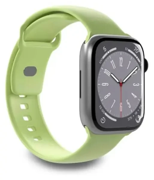Puro Icon Matcha Green / Silikonový řemínek / pro Apple Watch 42/44/45/49 mm (PUICNAW44LGRN)