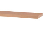 Polička nástěnná 120 cm, MDF, 3D dekor přírodní buk, baleno v ochranné fólii