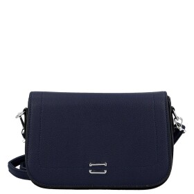 Stylová dámská koženková crossbody kabelka Gizela, tmavě modrá