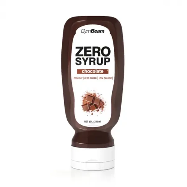ZERO SIRUP čokoláda - GymBeam (320 ml) (7677-1-chocolate)
