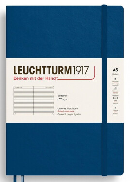 Zápisník Indigo Softcover Medium (A5) linkovaný