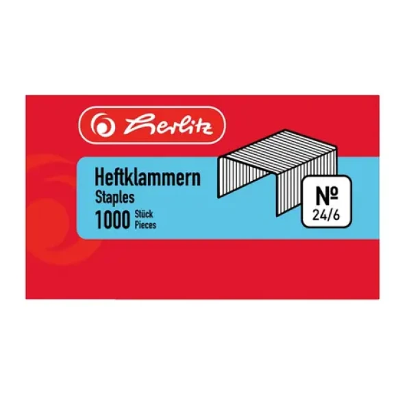 Herlitz Sponky do sešívačky / pozinkované / 1000 ks (8760514)