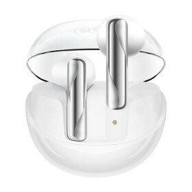 QCY T32 AilyBuds Clear bílá / Bezdrátová sluchátka / TWS / ANC / mikrofon / Bluetooth 5.3 / IPX5 / s dobíjecím boxem (T32 white)