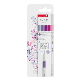 UNI EMOTT liner sada, FLORAL, 5 ks, mix barev