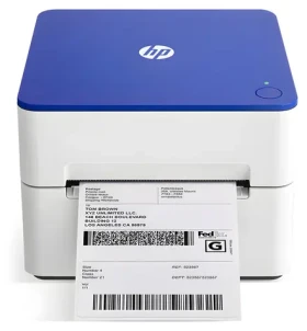 HP HPKE200 modro-bílá / Tiskárna štítků / Přímý tepelný tisk / 203x203 DPI / USB (HPKE200EU)