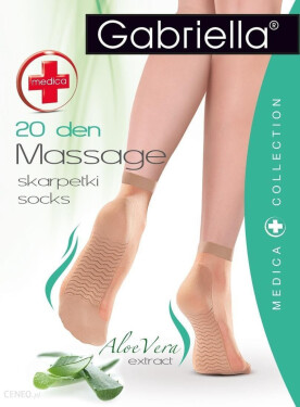 Relaxační ponožky MEDICA 20 béžová UNI