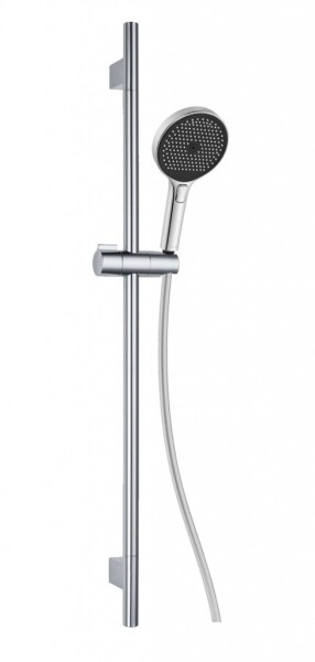 Kielle - Oudee Set sprchové hlavice, tyče a hadice, chrom/černá 20402SE40