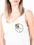 RVCA THORNS ANTIQUE WHITE dámská tílko - M