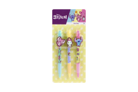 Sada gelových per Stitch s velkým klipem 3 ks