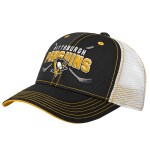 Outerstuff Dětská kšiltovka Pittsburgh Penguins NHL Lockup Meshback Adjustable