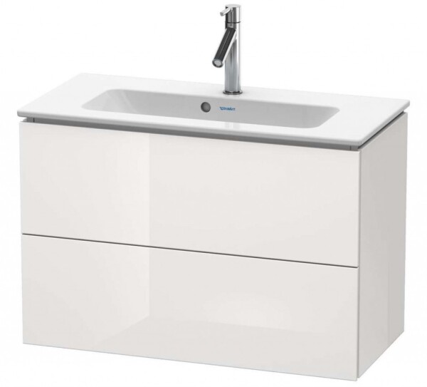 DURAVIT - L-Cube Umyvadlová skříňka Compact, 55x82x39 cm, 2 zásuvky, lesklá bílá LC625702222