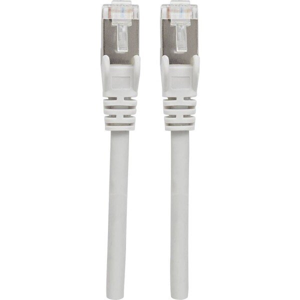 Intellinet 317399 RJ45 síťové kabely, propojovací kabely CAT 6A S/FTP 30.00 m šedá fóliové stínění, stínění pletivem, bez halogenů 1 ks