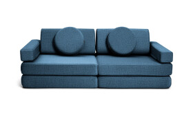 SHAPPY Dětská rozkládací pěnová pohovka SHAPPY PLAY mini Barva: Navy Blue