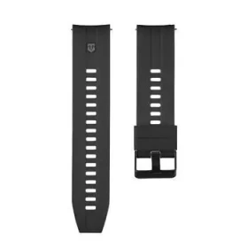 Tactical Quick Release Silikonový Řemínek 22mm Black (57983125841)