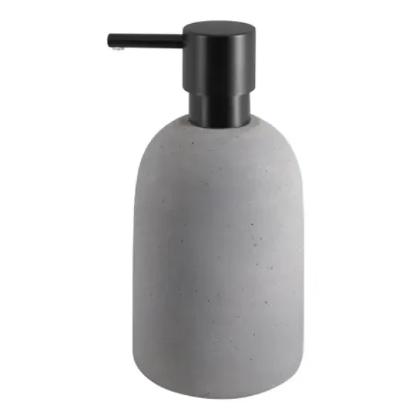 Spirella GEMMA dávkovač mýdla šedý / keramika / 500 ml (7610583203199)