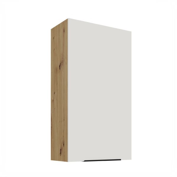 Horní skříňka Aria 60 G-108 1F Barva korpusu: Dub artisan, Barva dvířek: WH - Crystal white AFM