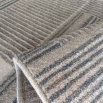 DumDekorace Béžový koberec s geometrickými vzory Šířka: 200 cm | Délka: 290 cm