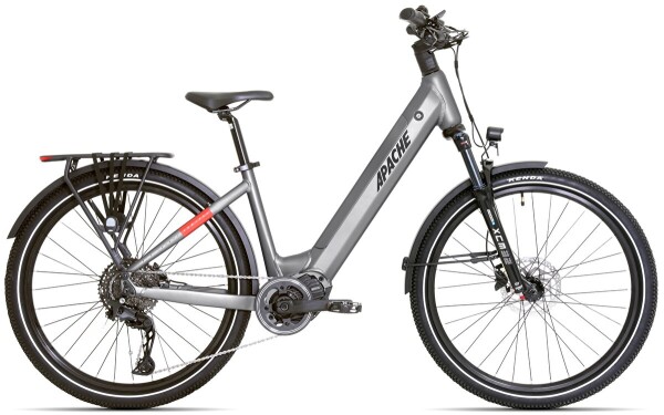 APACHE Rio Grande 1 MX 720 Wh/20Ah, 27,5", barva antracitová, model 2026, rám S - ZDARMA dopravné, odborná montáž, seřízení a dárkový poukaz na nákup příslušenství! (Záruka nejlepší ceny. Nalezli jste někde lepší cenu? Napište nám a zkusíme ji trumfn...