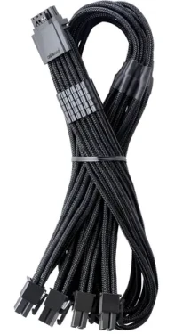 CableMod PRO ModMesh C-Series černá / PCIe kabel / 12V-2x6 (16-pin) na 4x 8-pin / Corsair Type 4 3 / 60 cm (CM-PCSR-16P4-N60KK-5PK-R-SS)