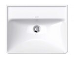 DURAVIT - D-Neo Umyvadlo 55x44 cm, bez otvoru pro baterii, bílá 2366550060