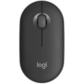 Logitech Pebble Mouse M350S černá / bezdrátová optická myš / 3 tlačítka / 4000dpi (910-007015)
