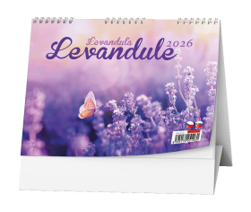 Stolní kalendář 2026 Baloušek - Levandule