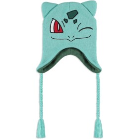 Pletená čepice přes uši Pokémon Bulbasaur