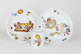 Thun Dětská porcelánová souprava Helena Zmatlíková - Co děláme ve školce