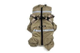 Storm zimní kombinéza pro psa na ZIP Barva: Béžová, Délka zad (cm): 28, Obvod hrudníku: 36 - 48 cm