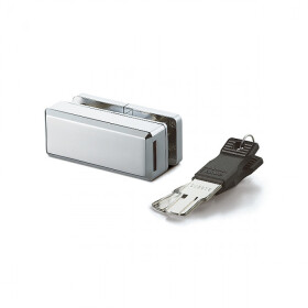 Zámek na dvojité skleněné dveře XL-GC01-CR-B