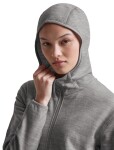 ICEBREAKER Wmns Merino 360 Realfleece Elemental LS Zip Hood, Metro Heather (vzorek) velikost: S