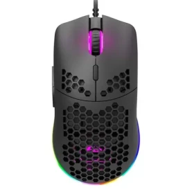 CANYON PUNCHER GM-11 černá / Herní optická drátová myš / až 4200 DPI / 7 tlačítek / USB-A / RGB / 1.65 m (CND-SGM11B)