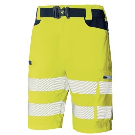 ISSA - Industrial Starter Bermudy HIVI Softshellové light 8454B pánské žluto-modré M žluto modré