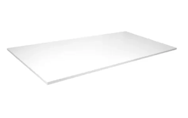 Brateck BR168BL Stolová deska pro výškově stavitelné podnože 1600 x 800 x 25 mm bílá (BRDESK1608025BL)