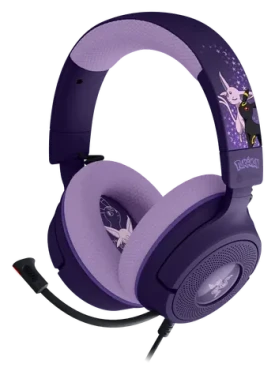 Razer Kraken V4 X Pokémon Espeon/Umbreon Ed. / Herní sluchátka / mikrofon / 7.1 / RGB / USB-A / USB-C (RZ04-05180700-RUEA)