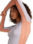 ICEBREAKER Wmns Mer 200 ZoneKnit LS Crewe, Desert Sand/Greyquartz/Cb (vzorek) velikost: S
