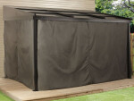 Sojag Budapešť nástěnná pergola 10x12 298x364x243 cm bronz