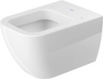 DURAVIT - Happy D.2 Závěsné WC, DuraFix, bílá 2221090000