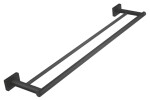 NOVASERVIS - Dvojitý držák ručníků GRETA 600 mm, gun metal AGR10GM